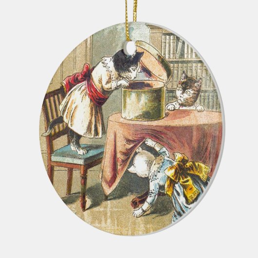 Die 3 kleinen Kätzchen: Suchen nach den Keramikornament (Links)