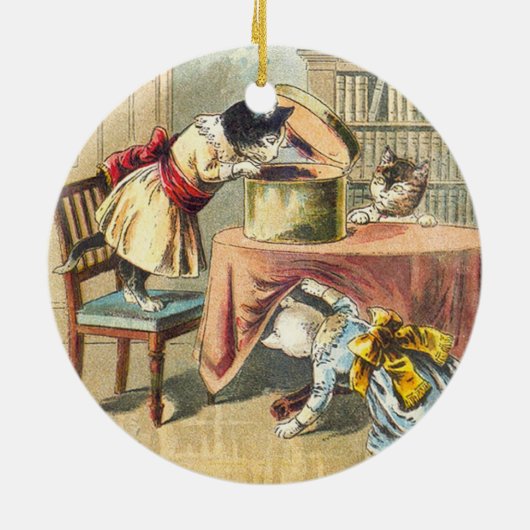 Die 3 kleinen Kätzchen: Suchen nach den Keramikornament (Hinten)