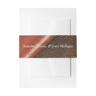 Die 3D Leder Academia Deco & Cards Einladungsbanderole