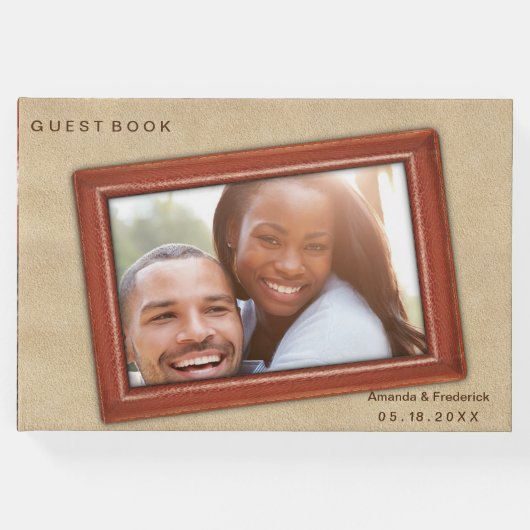 Die 3D Leder Academia Deco & Cards Gästebuch (Vorderseite)