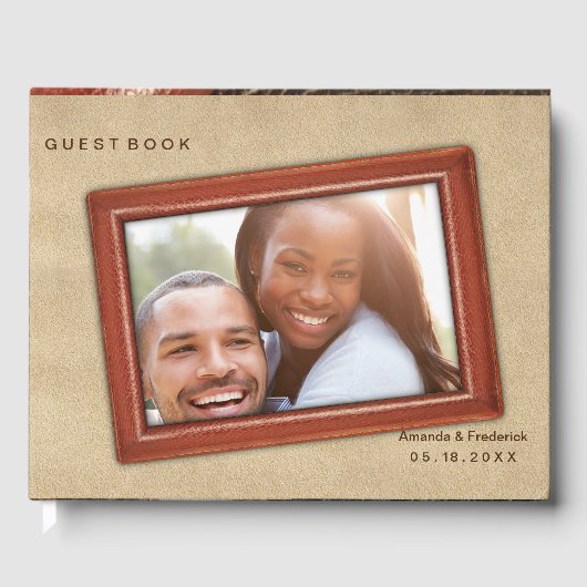 Die 3D Leder Academia Deco & Cards Gästebuch (Vorderseite)