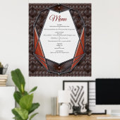 Die 3D Leder Academia Deco & Cards Poster (Heimbüro)
