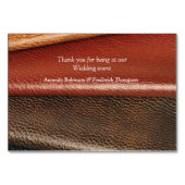 Die 3D Leder Academia Deco & Cards Tischnummer (Rückseite)