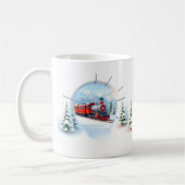 Die 3D-Tasse wird durch eine durchbrechende Mauer  Kaffeetasse (Links)