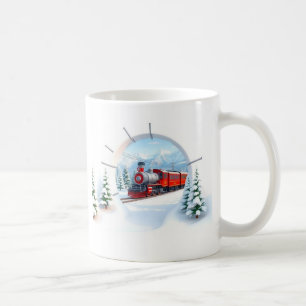 Die 3D-Tasse wird durch eine durchbrechende Mauer  Kaffeetasse