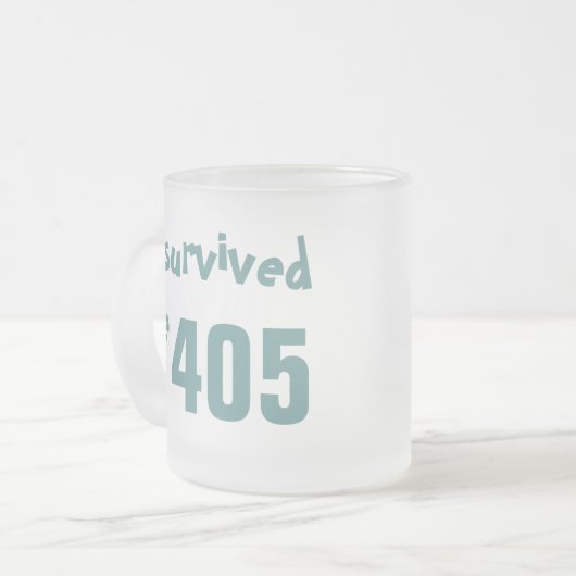Die 405 Tasse (mattiertes Glas) (Vorderseite Links)