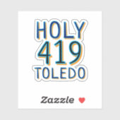 Die 419 - Heiliges Toledo Aufkleber (Blatt)