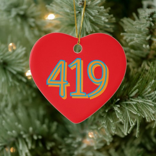 Die 419 - Toledo, Ohio Keramik Ornament (Baum)