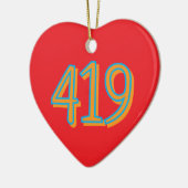 Die 419 - Toledo, Ohio Keramik Ornament (Links)
