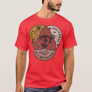 Die 42 Antworten auf das Leben Das Universum und a T-Shirt
