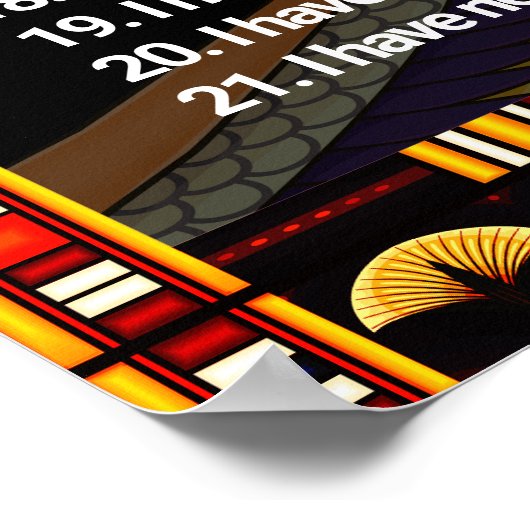 Die 42 Gesetze des Maat - Negative Confessions Pos Poster (Ecke)