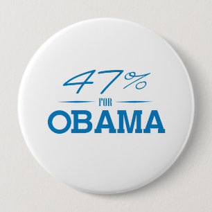 DIE 47 PROZENT FÜR OBAMA - .PNG BUTTON