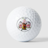 Die 4 CLOWNS Golfball (Vorderseite)