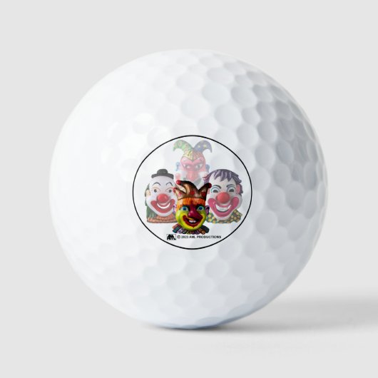 Die 4 CLOWNS Golfball (Vorderseite)