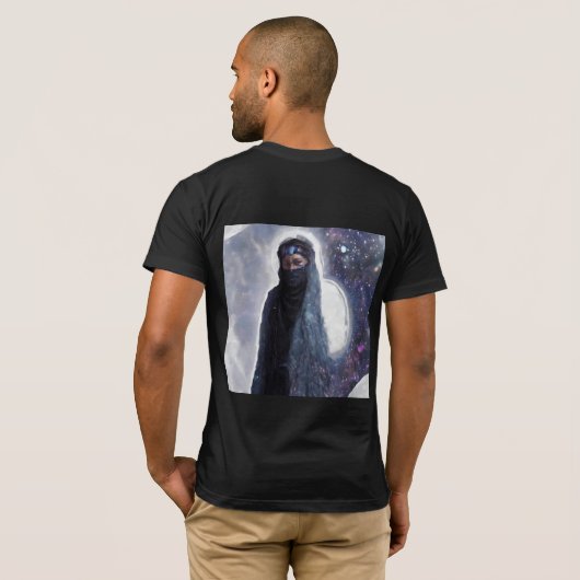 Die 4. Dimension eines nubischen Mystiks T-Shirt (Schwarz voll)