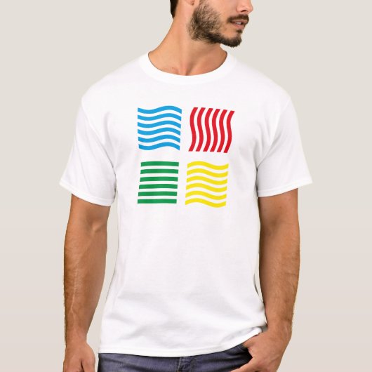 Die 4 Elemente T-Shirt (Vorderseite)