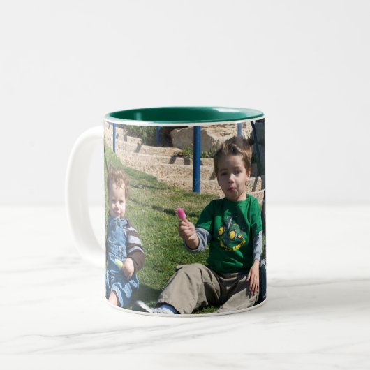 Die 4 IcePops Zweifarbige Tasse (Vorderseite Links)