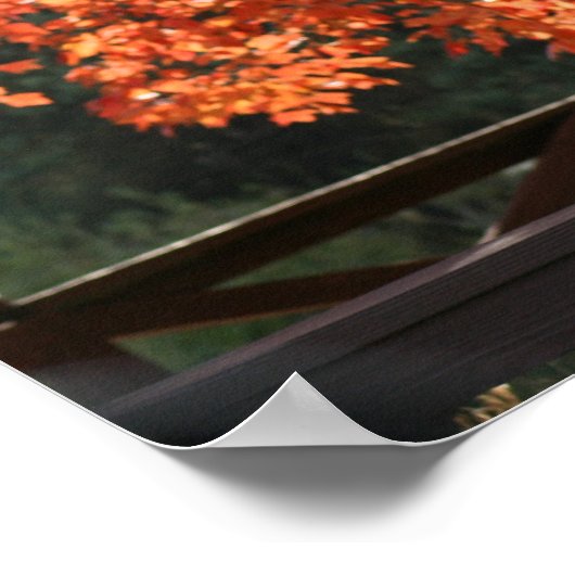 Die 4 Jahreszeiten - Herbstposter Poster (Ecke)