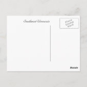 Die 4 Jahreszeiten von Wisconsin Postkarte (Rückseite)