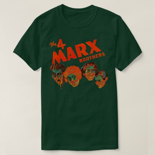 Die 4 Marx-Brüder T-Shirt (Design vorne)