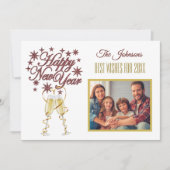 Die 4 Multi-Foto Collage Front Back Card für das n Einladung (Vorderseite)