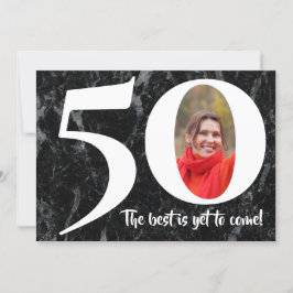 Die 50. Geburtstagsfeier des Best is yet to Come M Einladung