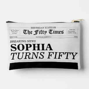 Die 50-Zeiten-Zeitung 50. Geburtstagsfeier Zubehörtasche