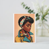 Die 50er Jahre Schwarze Frauenmode, 50er Röcke Ges Postkarte (Stehend Vorderseite)