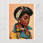 Die 50er Jahre Schwarze Frauenmode, 50er Röcke Ges Postkarte (Vorderseite)