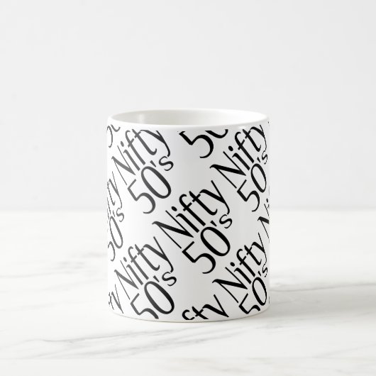 Die 50er Jahre sind nifty Kaffeetasse (Mittel)