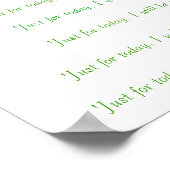 Die 5 Grundsätze von Reiki Poster (Ecke)