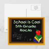 Die 5. Klasse ist Cool Postkarte (Vorne/Hinten)