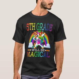 Die 5. Klasse wird magisch Unicorn ersten Tag der  T-Shirt