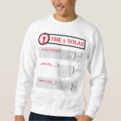 Die 5 Solas Sweatshirt (Vorderseite)