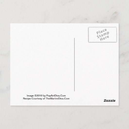 Die 5 Tips von Martini Diva auf der Postkarte (Rückseite)