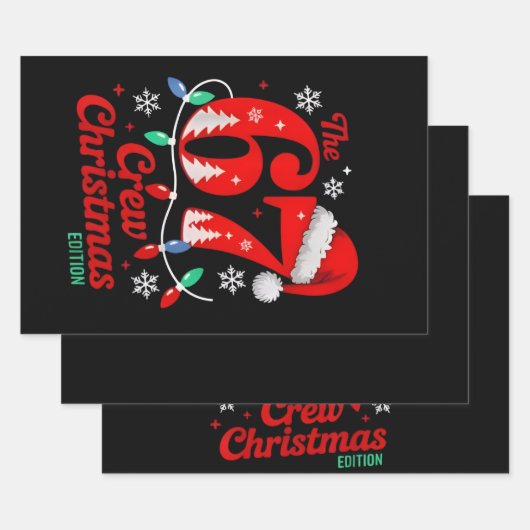 Die 67 Weihnachts-Crew-Edition Six Seven Brainrot Geschenkpapier Set (Set)