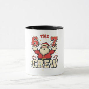 Die 6 7 Crew Lustiger Weihnachtsmann Weihnachten M Tasse