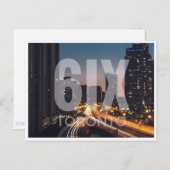 Die 6ix postkarte (Vorne/Hinten)