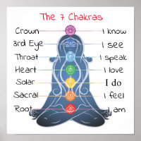 Die 7 Chakras 12x12"