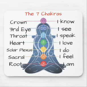 Die 7 Chakras Mousepad