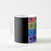 Die 7 Chakras-Tasse Kaffeetasse (Vorderseite Links)