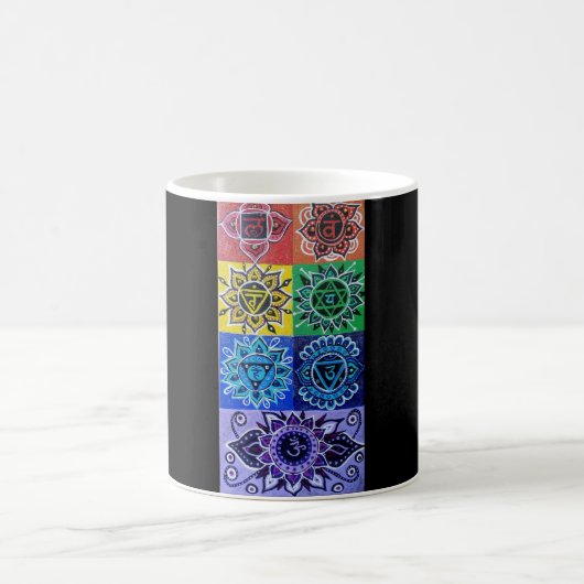 Die 7 Chakras-Tasse Kaffeetasse (Mittel)
