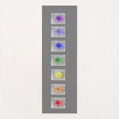 Die 7 Chakras-Trainingsmatte Yogamatte (Vorderseite)