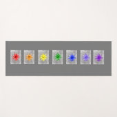 Die 7 Chakras-Trainingsmatte Yogamatte (Vorderseite (Horizontal))