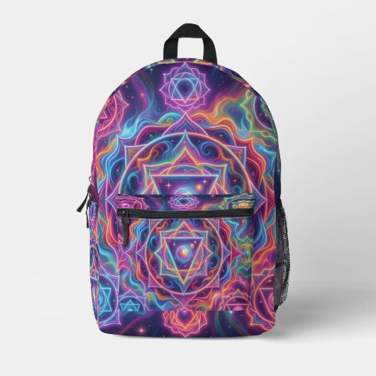 Die 7 Chakren´10 Bedruckter Rucksack (Vorderseite)