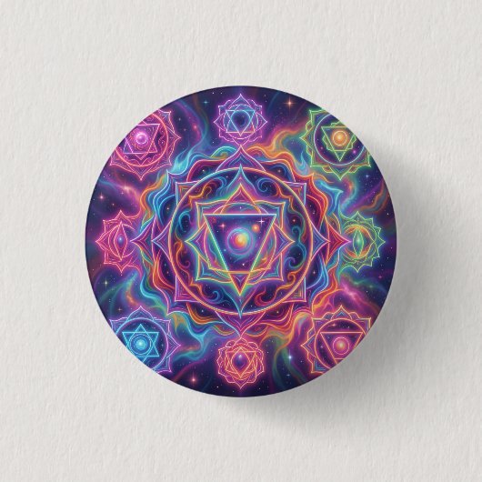 Die 7 Chakren´10 Button (Vorderseite)