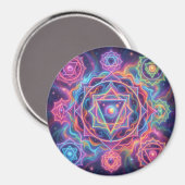 Die 7 Chakren´10 Magnet (Vorderseite/Rückseite)