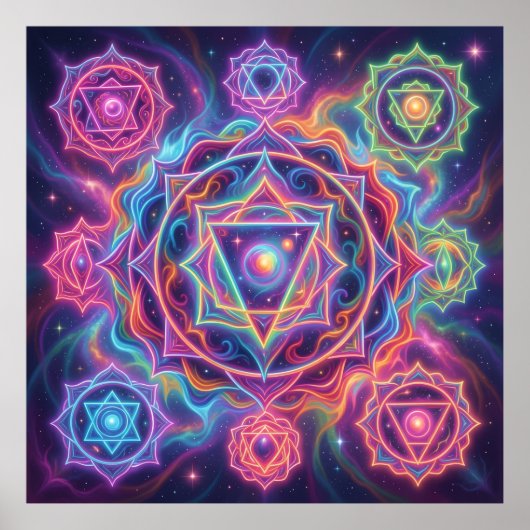 Die 7 Chakren´10 Poster (Vorne)