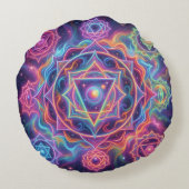 Die 7 Chakren´10 Rundes Kissen (Rückseite)