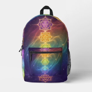 Die 7 Chakren´11 Bedruckter Rucksack
